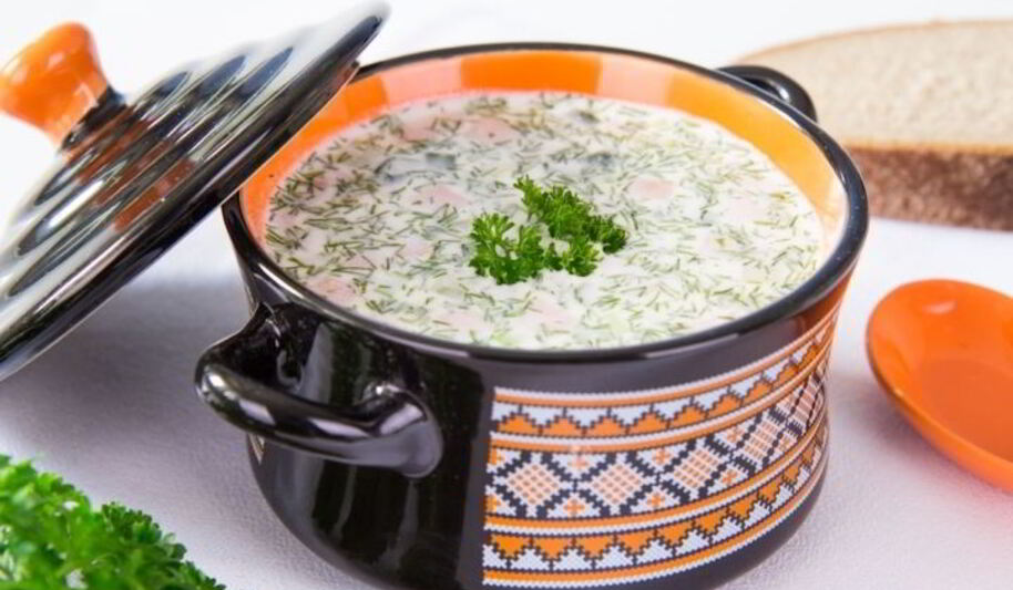 Рецепт окрошки на сыворотке