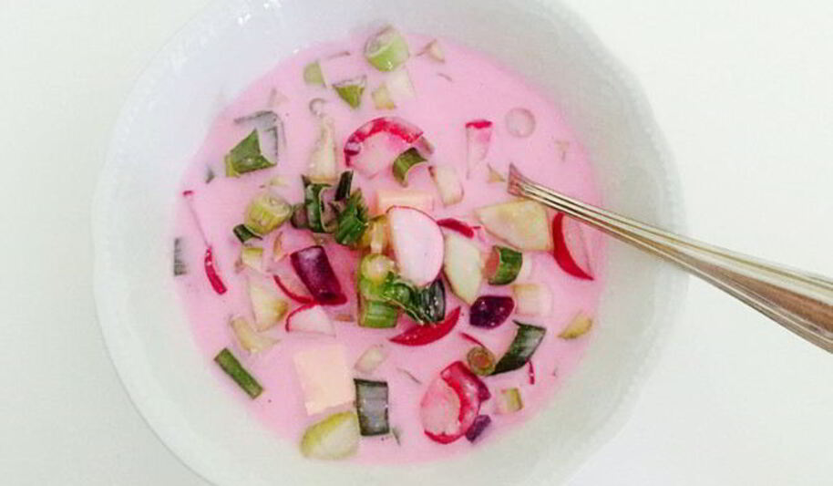 Рецепт окрошки на воде