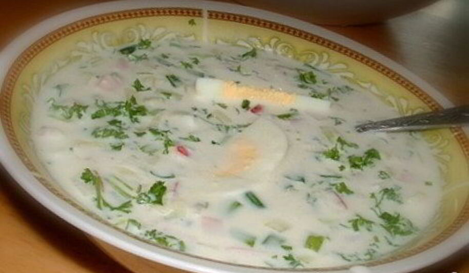 Рецепт окрошки с хреном