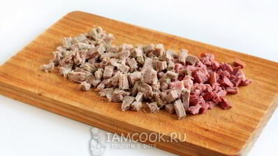 окрошка с мясом на кефире