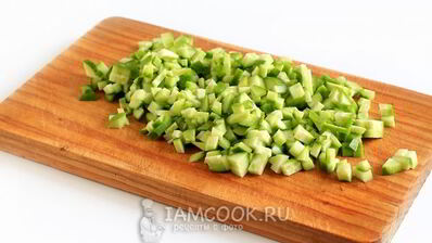 окрошка с мясом на кефире