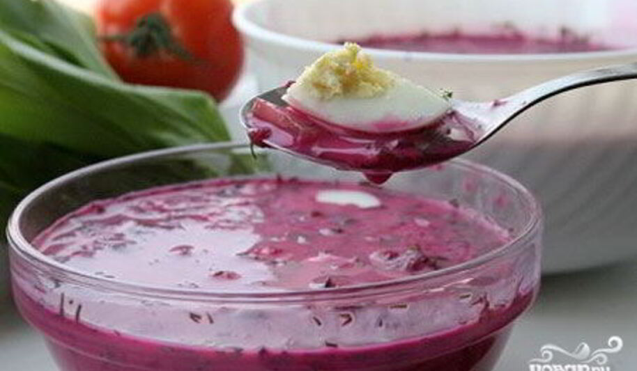 Рецепт окрошки со свеклой