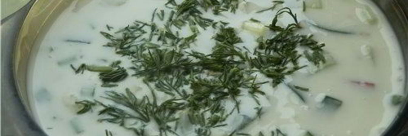 Окрошка сыроедческая