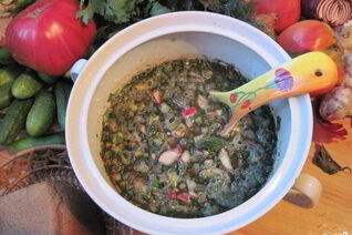 Овощная окрошка