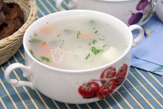 Острый рыбный суп