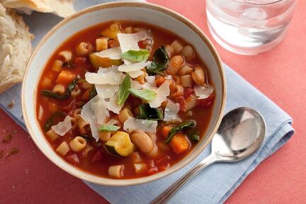 Итальянский суп минестроне