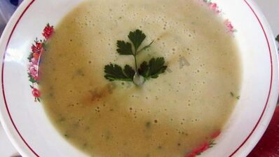 овощной крем суп со сливками