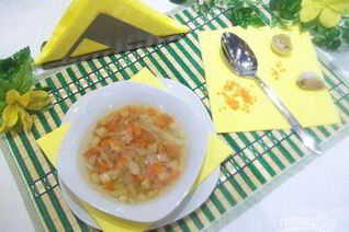 Овощной суп диетический