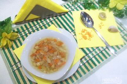 Овощной суп диетический