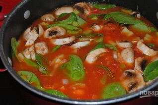 Овощной суп Минестроне