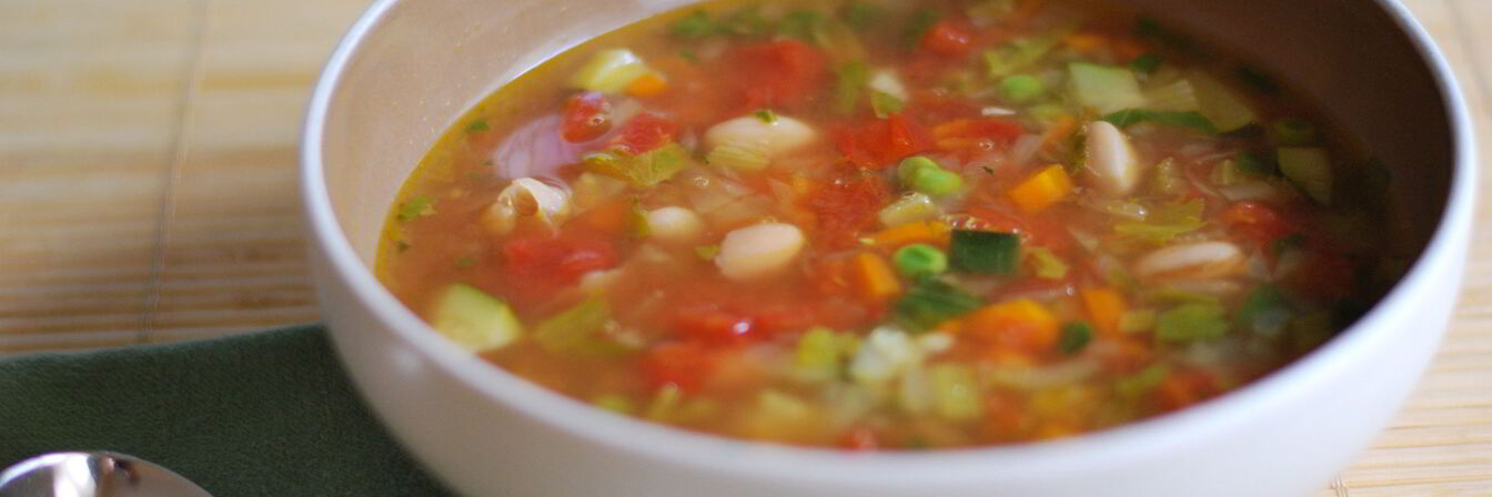 Овощной суп с болгарским перцем