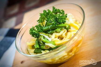 Овощной суп с лапшой