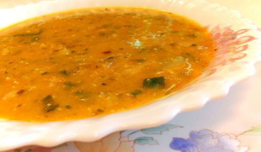 Рецепт овощного супа с орехами