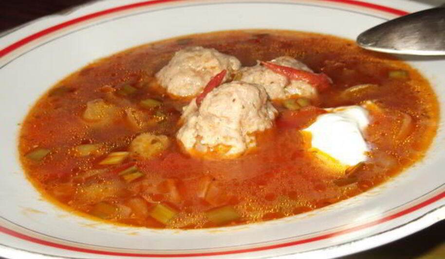 Рецепт супа овощной с фрикадельками