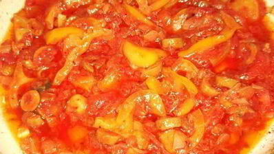 суп овощной с фрикадельками