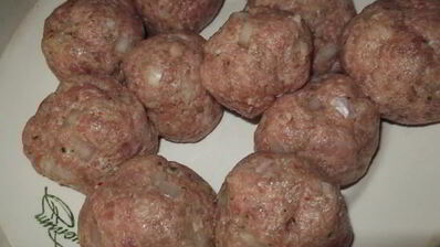 суп овощной с фрикадельками