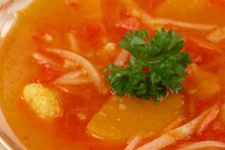 Суп овощной