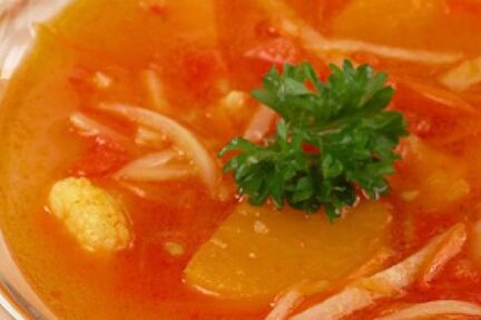 Суп овощной