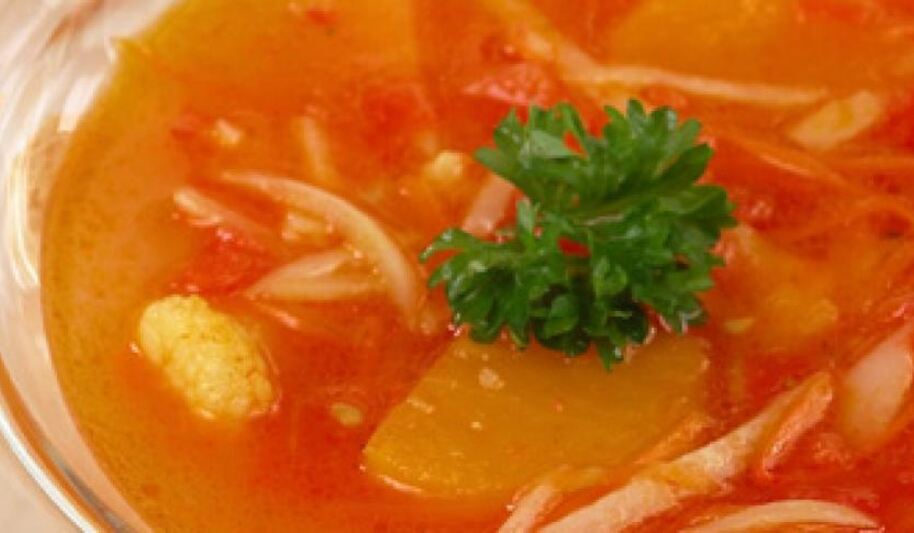 Рецепт супа овощной