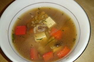 Суп из шампиньонов