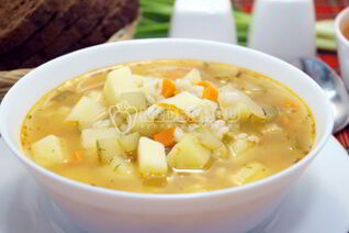 Суп с перловкой