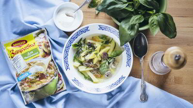 рассольник из куриных потрошков