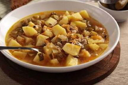 Рассольник ленинградский