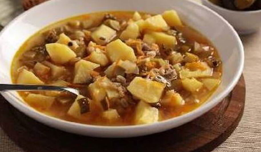 Рецепт рассольника ленинградского