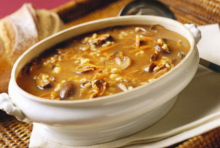 Рассольник с грибами