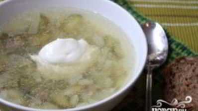 рассольник с перловкой без мяса