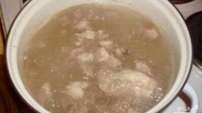 рассольник с перловкой