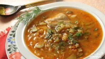 рассольник с перловкой