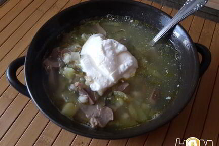 Рассольник с почками