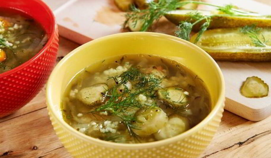 Рецепт рассольника с пшеном