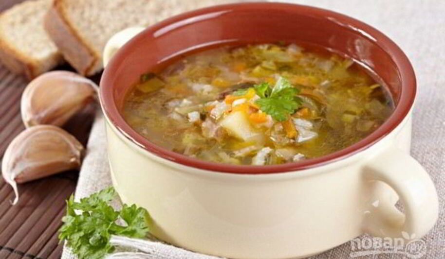 Рецепт супа рассольник с рисом