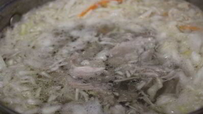 деревенские зимние щи