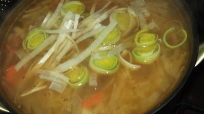 острые щи с рыбными консервами