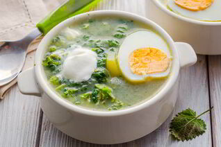 Щи из крапивы