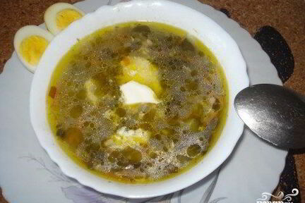 Щи из морской капусты