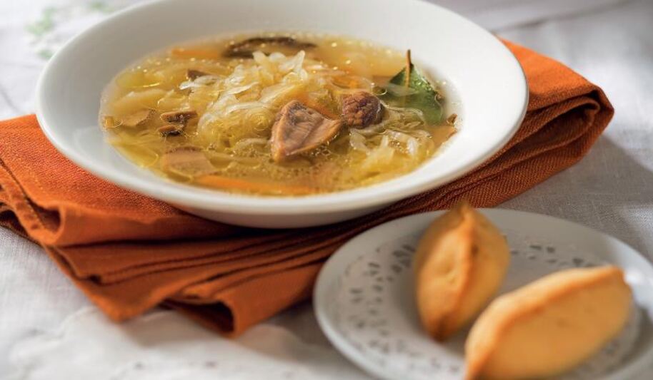 Рецепт щей постных с грибами