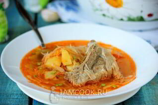 Щи со свининой