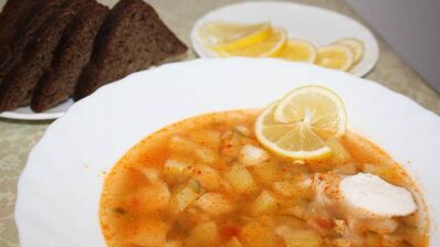 солянка рыбная из судака