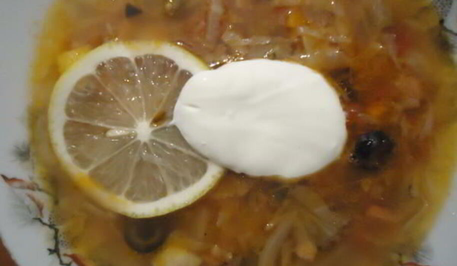 Рецепт солянки с капустой