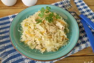 Солянка с курицей