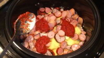 солянка в мультиварке поларис