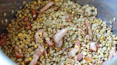 суп чечевичный