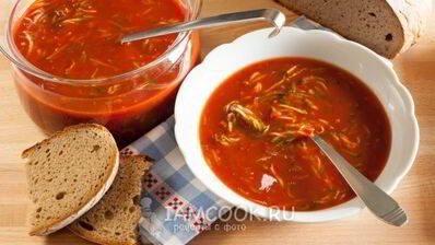 суп из томатного сока