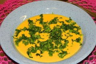 Постный гороховый суп-пюре