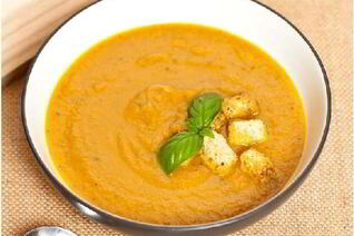 Суп-пюре из баклажанов