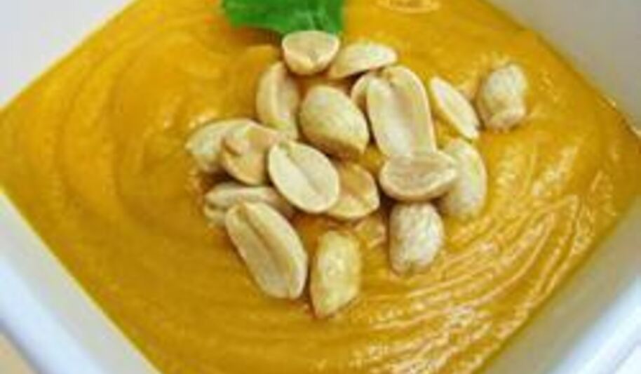 Рецепт супа-пюре из батата и арахиса